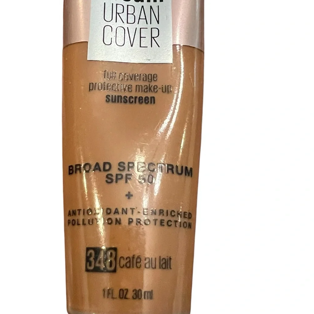 Maybelline Dream Urban Cover Full Coverage Makeup 348 Cafe Au Lait‎ 1 oz